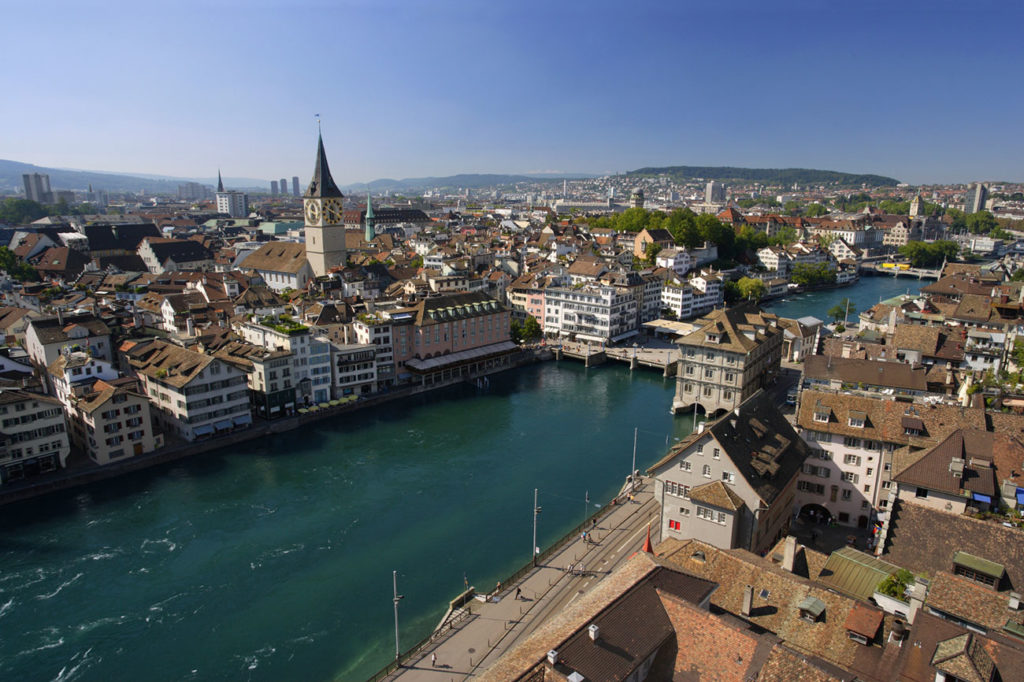 Zurich, rivière Limmat